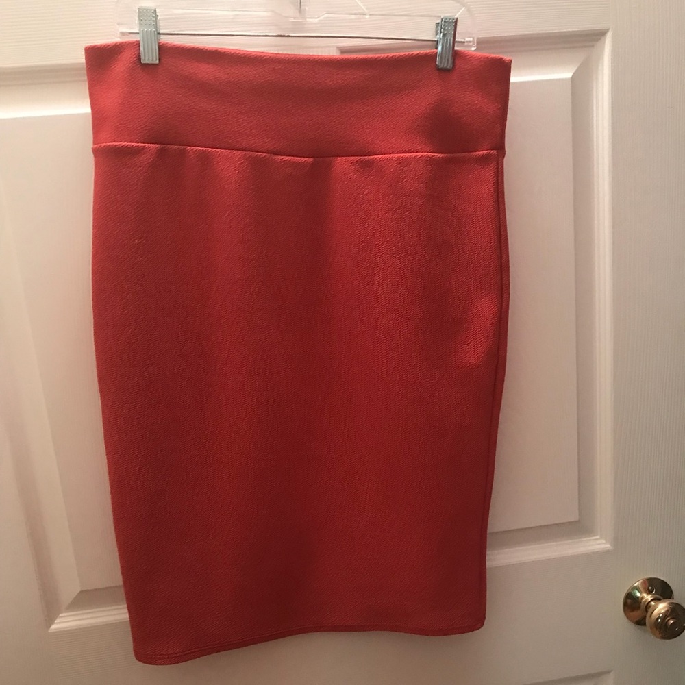 Pumpkin Orange LulaRoe Cassie Skirt!
